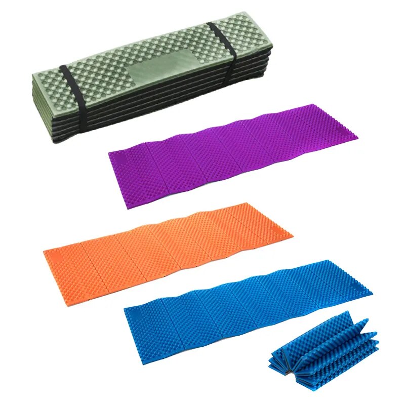 Outdoor Camping Mat Moistureproof Mattress Ultralight Foam Picnic Mat Folding Egg Slot Beach Mat Tent Sleeping Pad Dropshipping