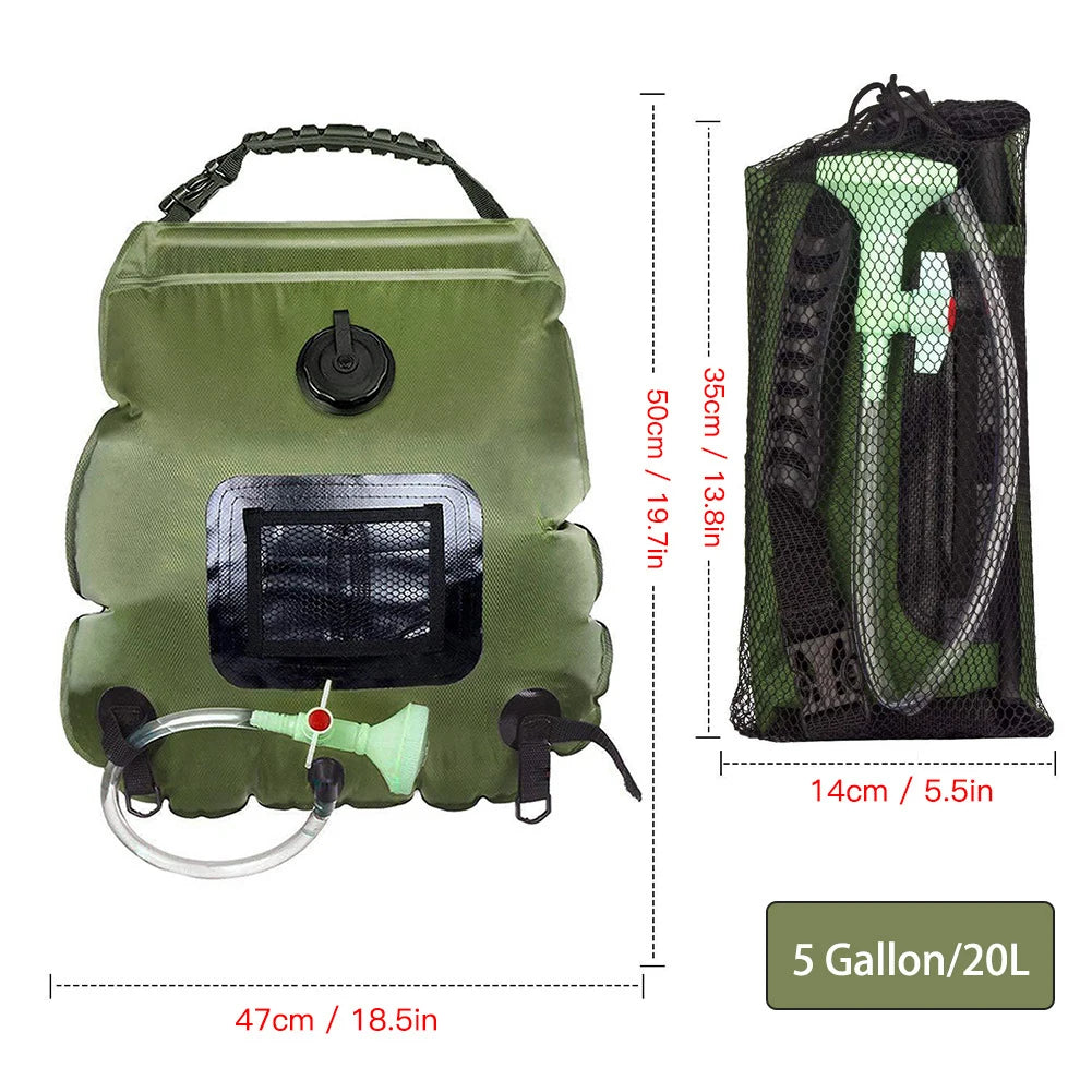 20/40L Portable Solar Shower