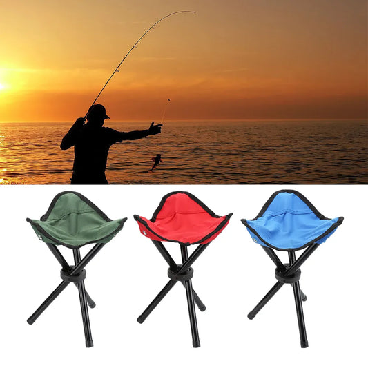 1PCS Foldable Fishing Chair Outdoor Beach Camping Chair Ultralight Folding Outdoor Portable Extended Hiking Seat Aluminum Alloy