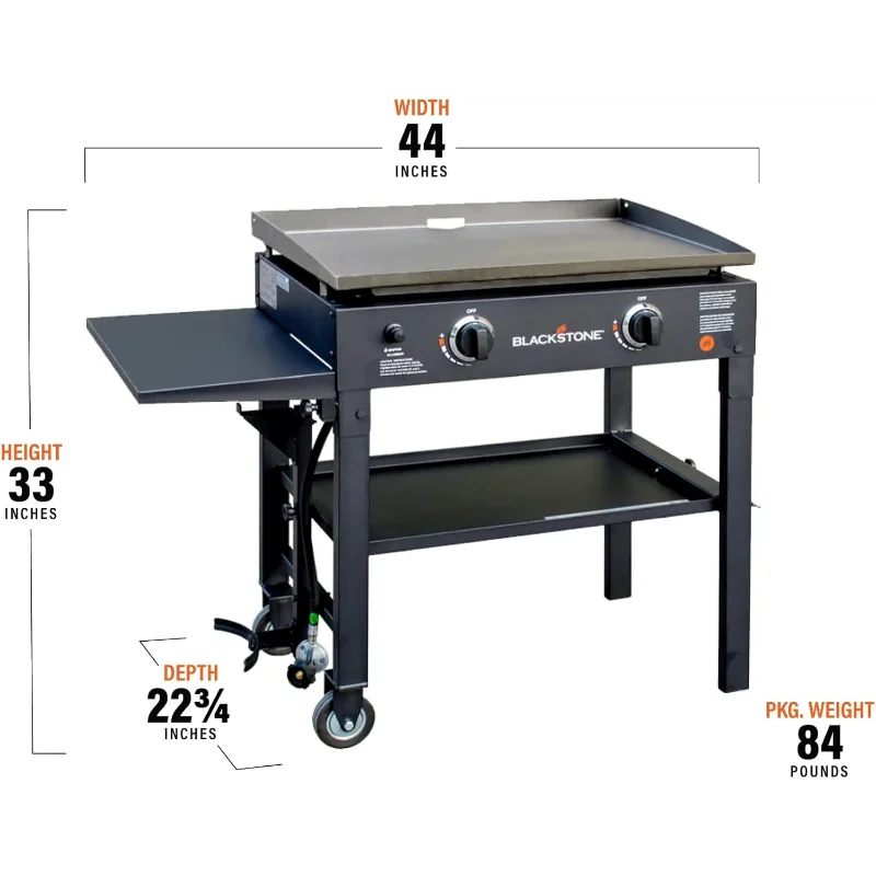 Blackstone Flat Top Griddle 2 Burner Propane