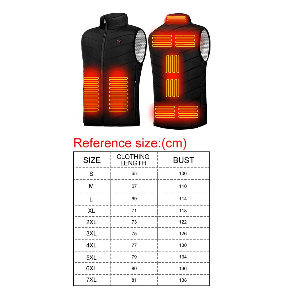 Winter Heating Vest Waterproof