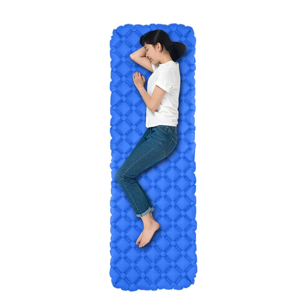 Outdoor Camping Inflatable Mattress Sleeping Pad Ultralight Air Mat Foldable Inflatable Bed Hiking Travel Camping Equipment