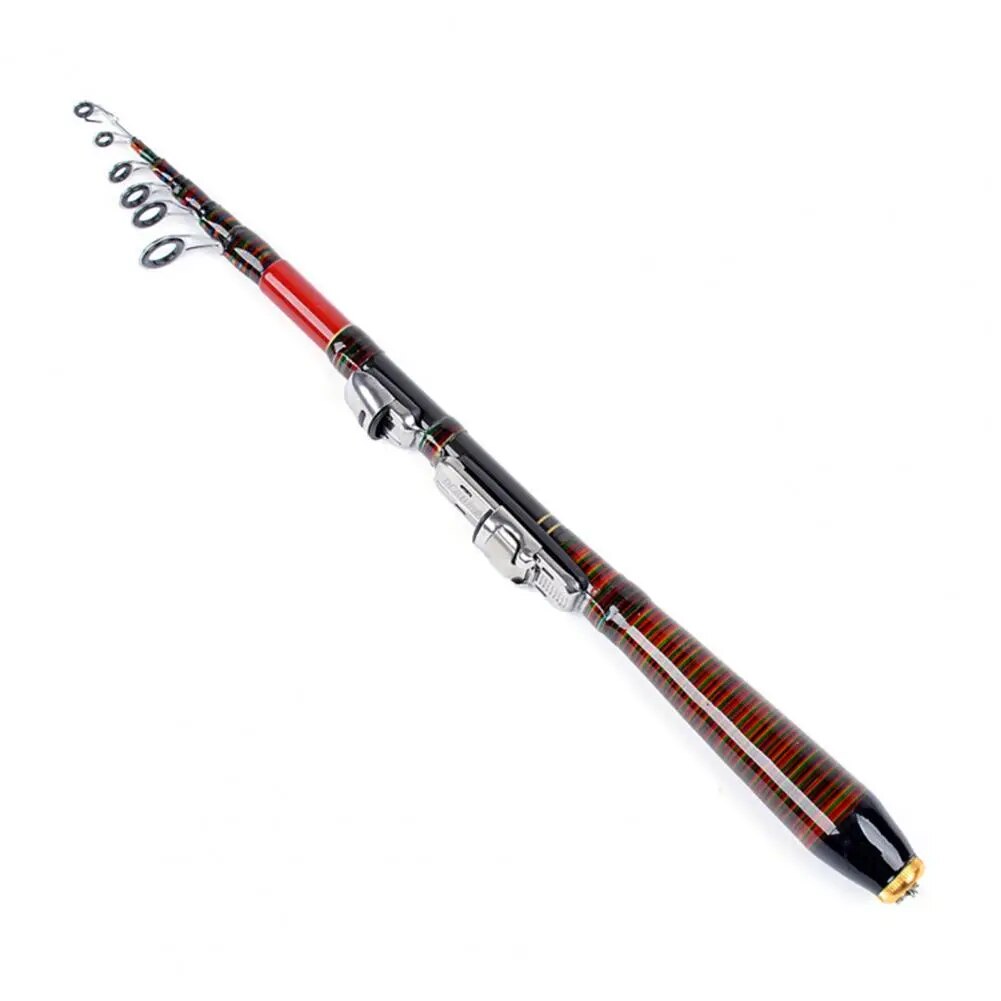 Fishing Rod Compact Ultralight Wide Application Collapsible Freshwater Saltwater Travel Fishing Pole Fishing Equipment