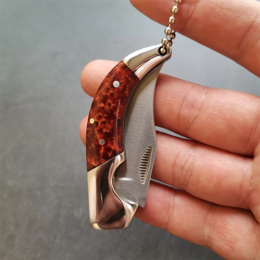 Small Folding Keychain Knife