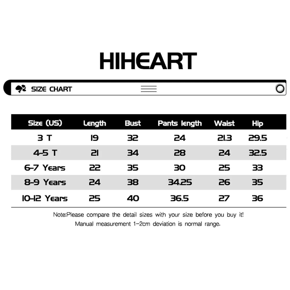 Hiheart 3-12T Kids Ski