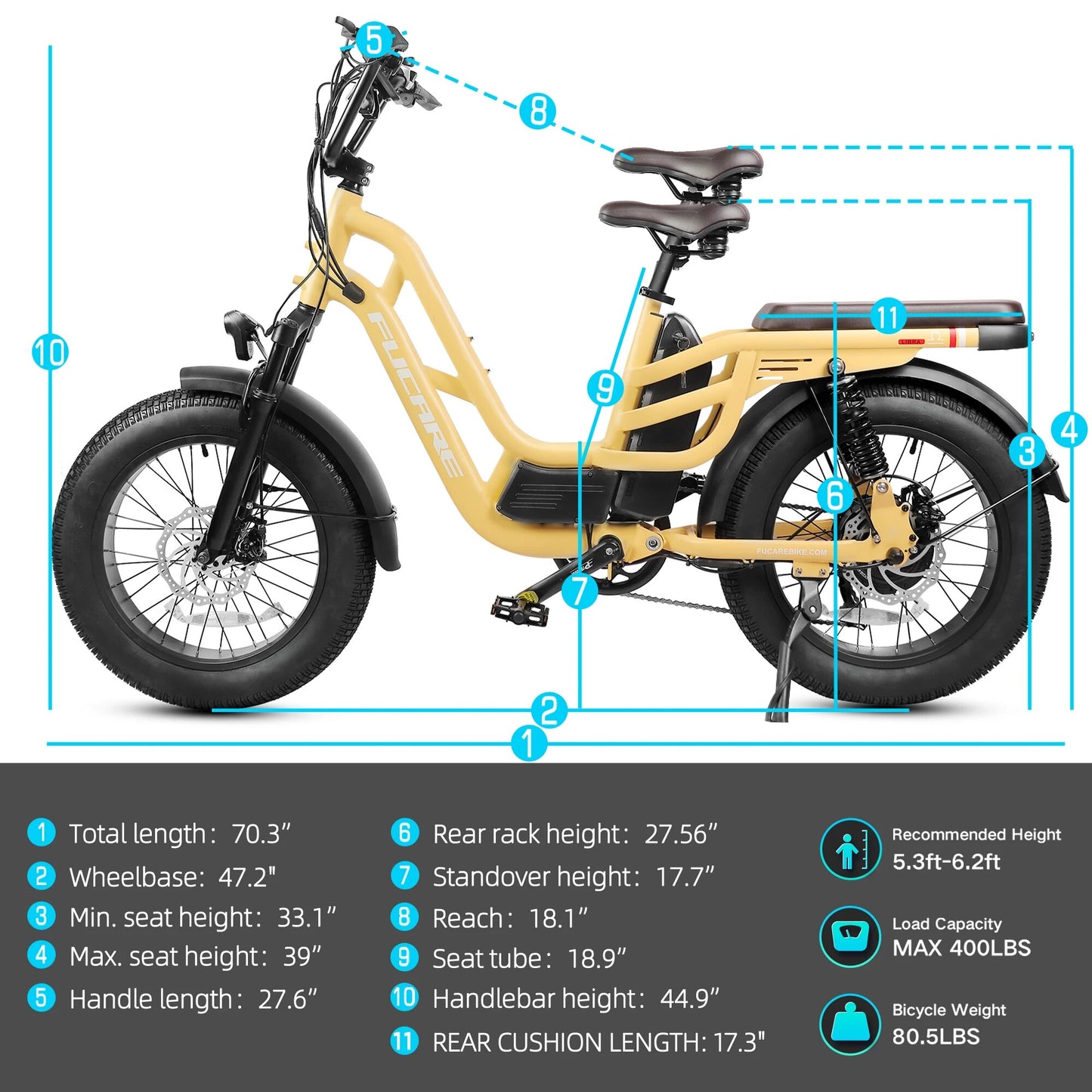 Electric Bike 750W Motor 7 Speed Adult