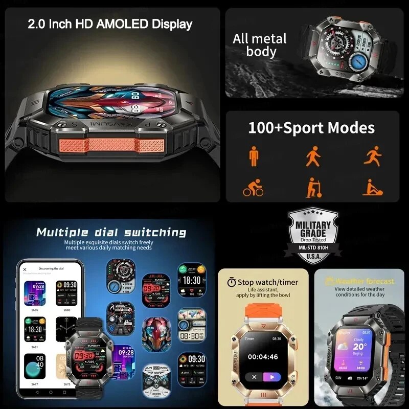 2023 New Durable Smart Watch For Android IOS