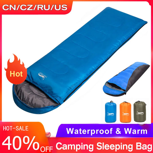 Lightweight Camping Sleeping Bag Ultralight Waterproof Warm Envelope Backpacking Sleeping Bag for Outdoor Traveling Hiking