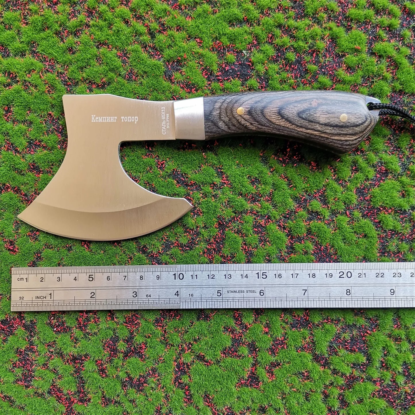 Axe Color Wood Handle Tactical Outdoor Self-defense Axe Multifunction Camping Ax for Woodworking In The Jungle Axe Tool