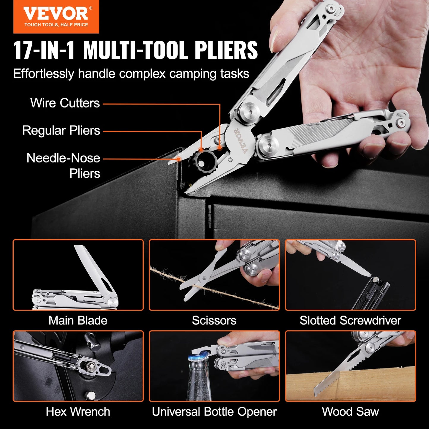 VEVOR 16 17-In-1 Multitool