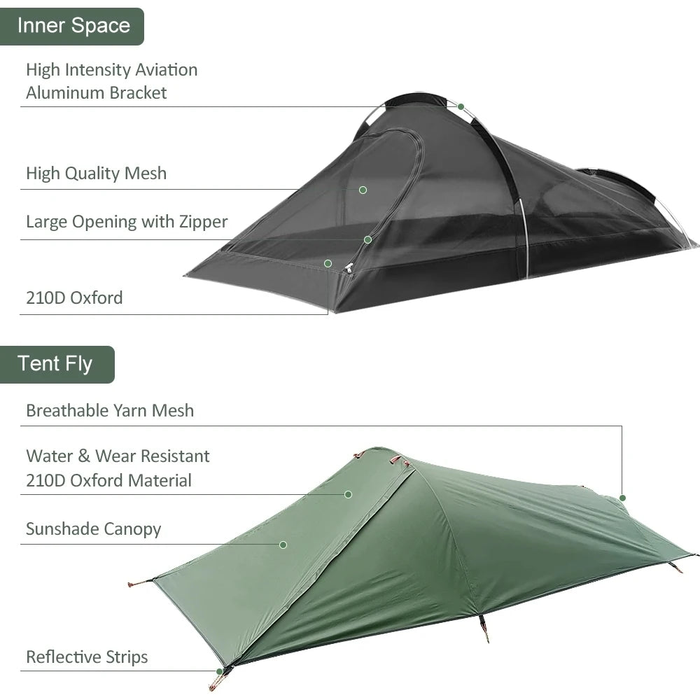 Ultralight 1 Person Tent